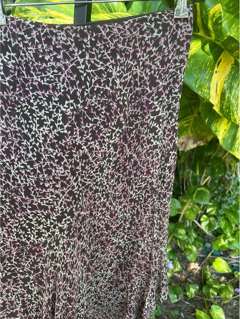 Anne Klein Women's Silk Floral Print Dress Size 10